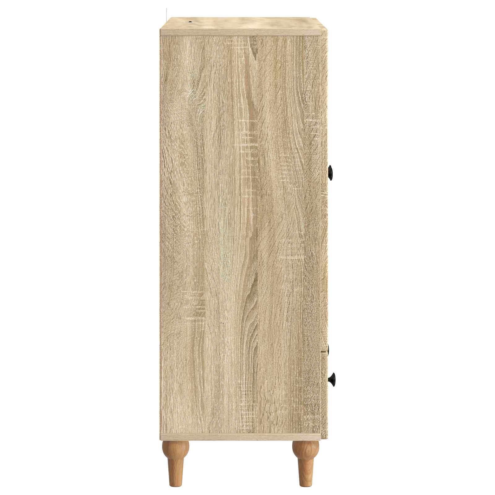 Dressoir met lade Sonoma Eiken 66 x 34,5 x 95 cm Bewerkt hout
