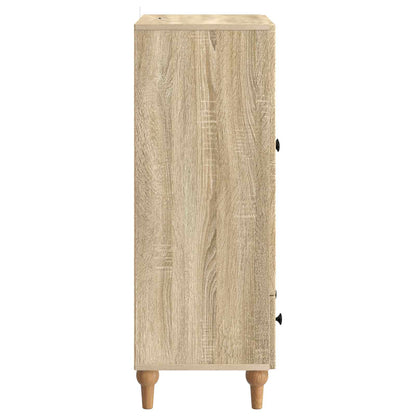 Dressoir met lade Sonoma Eiken 66 x 34,5 x 95 cm Bewerkt hout
