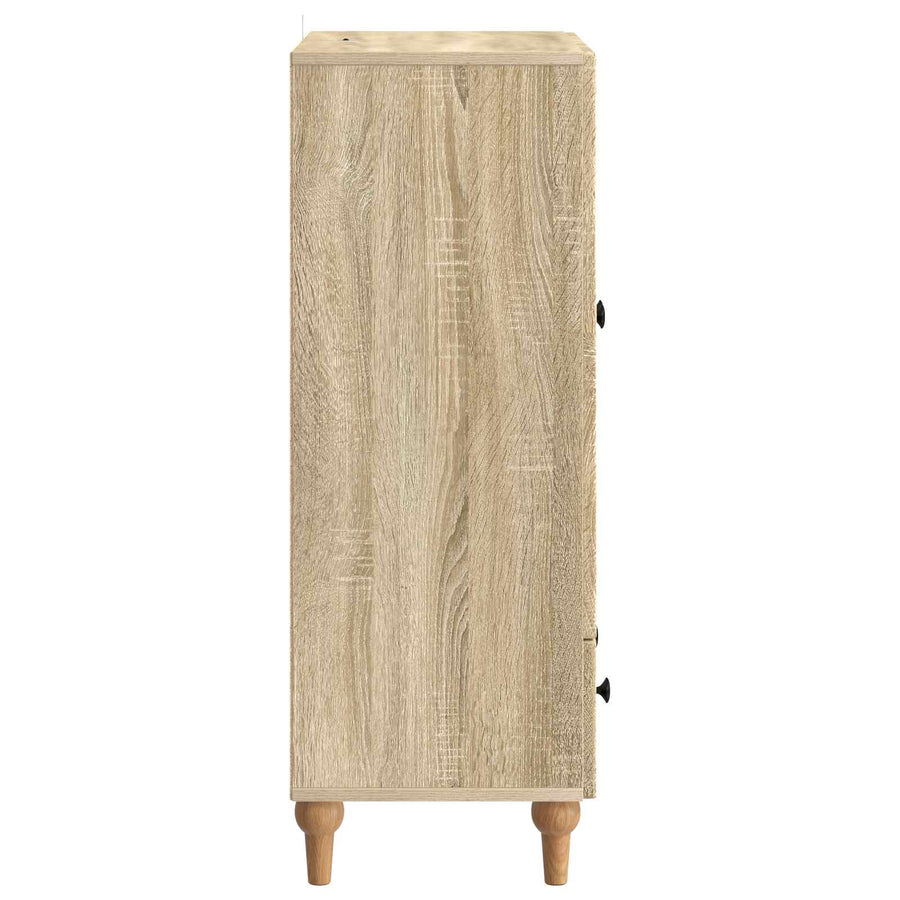 Dressoir met lade Sonoma Eiken 66 x 34,5 x 95 cm Bewerkt hout
