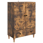 Dressoir 66x34,5x95 cm gerookt eiken bewerkt hout