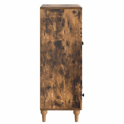 Dressoir met lade Gerookt eiken 66 x 34,5 x 95 cm Bewerkt hout