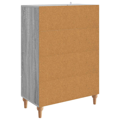 Dressoir met lade Grijs sonoma 66 x 34,5 x 95 cm Bewerkt hout