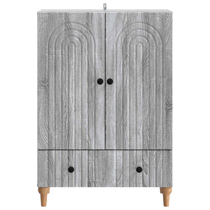 Dressoir met lade Grijs sonoma 66 x 34,5 x 95 cm Bewerkt hout