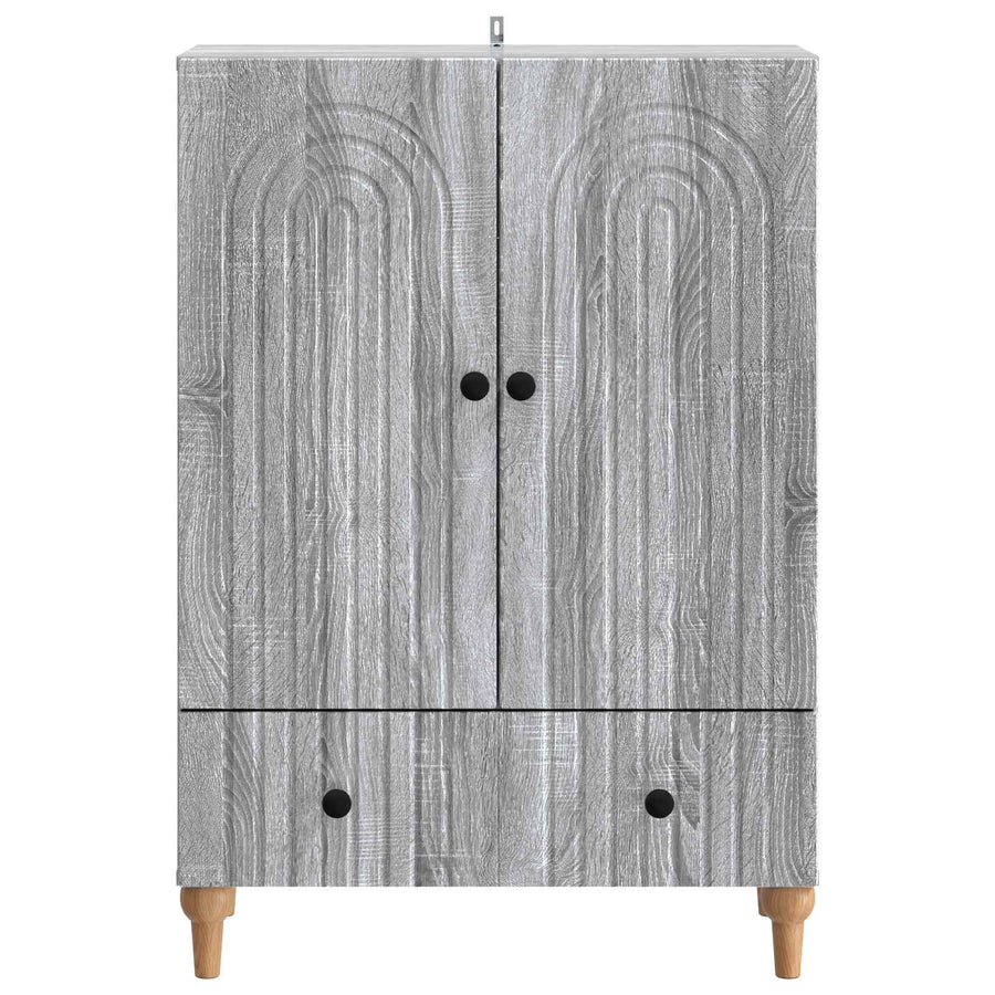 Dressoir met lade Grijs sonoma 66 x 34,5 x 95 cm Bewerkt hout