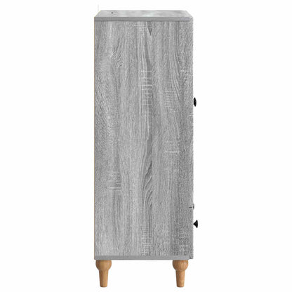 Dressoir met lade Grijs sonoma 66 x 34,5 x 95 cm Bewerkt hout