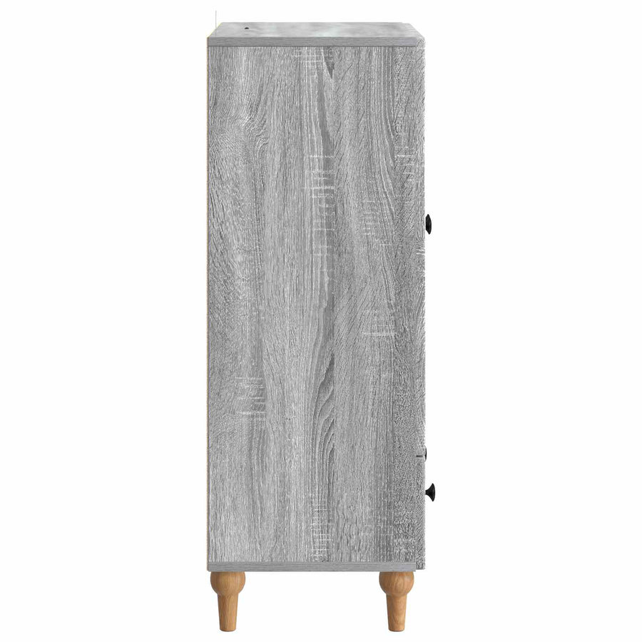 Dressoir met lade Grijs sonoma 66 x 34,5 x 95 cm Bewerkt hout