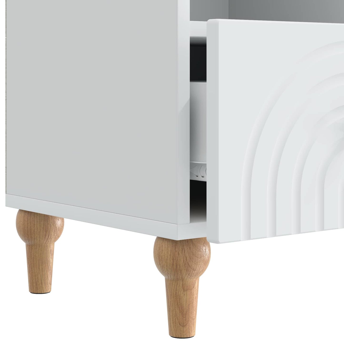 TV-kast Wit 102 x 34,5 x 50 cm Geconstrueerd hout
