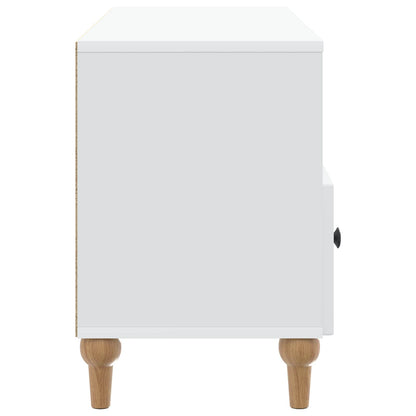 TV-kast Wit 102 x 34,5 x 50 cm Geconstrueerd hout