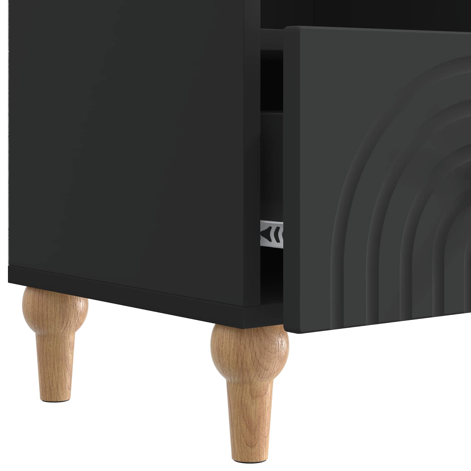 TV-kast Zwart 102 x 34,5 x 50 cm Geconstrueerd hout