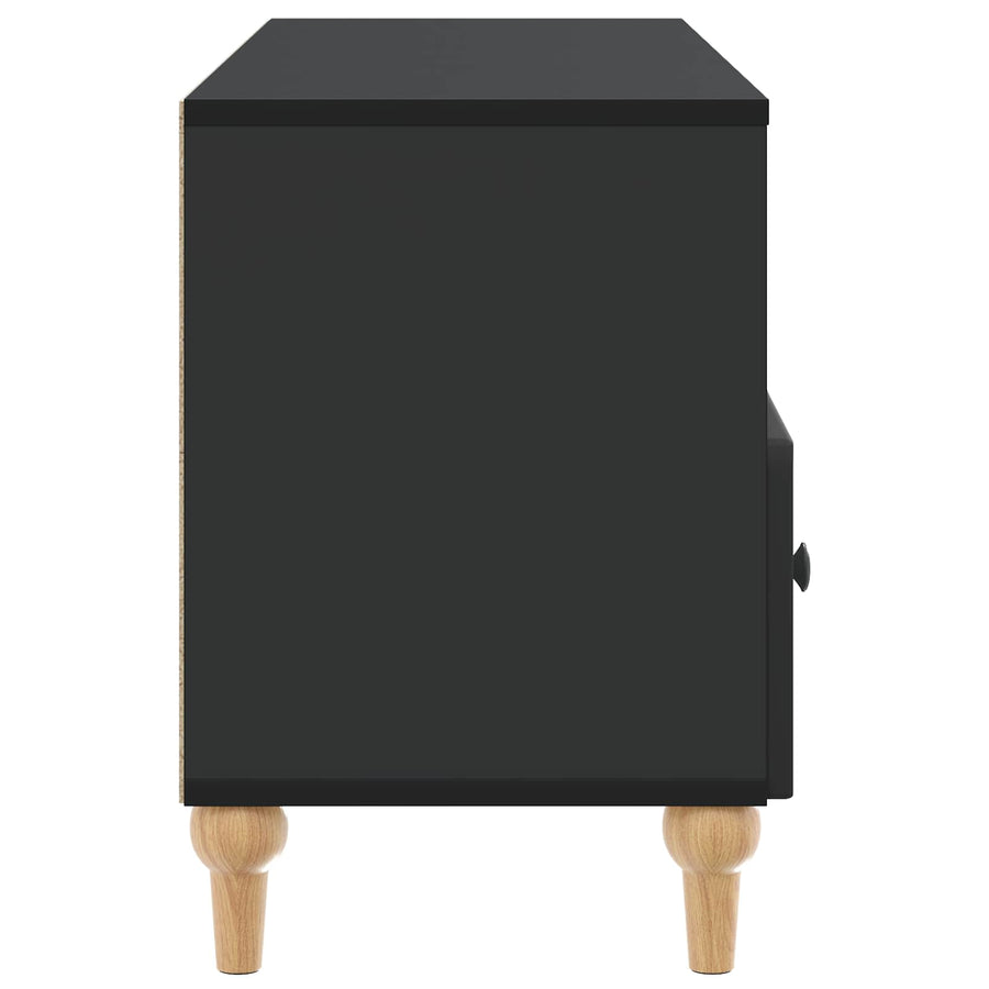 TV-kast Zwart 102 x 34,5 x 50 cm Geconstrueerd hout