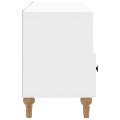 TV-kast Hoogglans Wit 102 x 34,5 x 50 cm Geconstrueerd hout