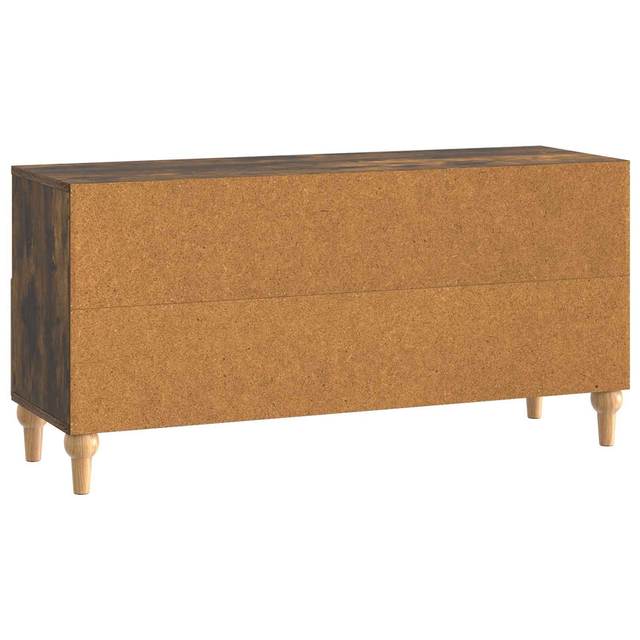 TV-kast Gerookte Eik 102 x 34,5 x 50 cm Geconstrueerd hout