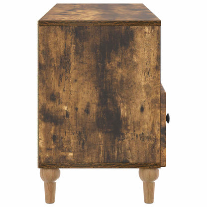 TV-kast Gerookte Eik 102 x 34,5 x 50 cm Geconstrueerd hout