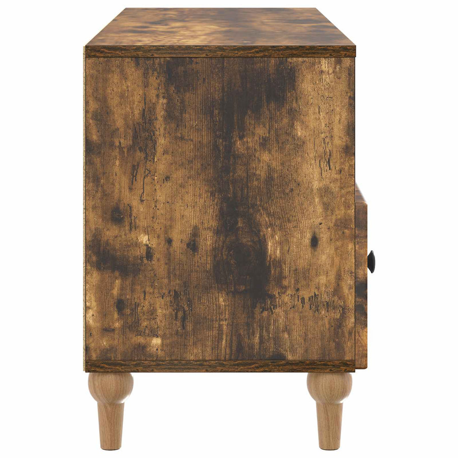 TV-kast Gerookte Eik 102 x 34,5 x 50 cm Geconstrueerd hout