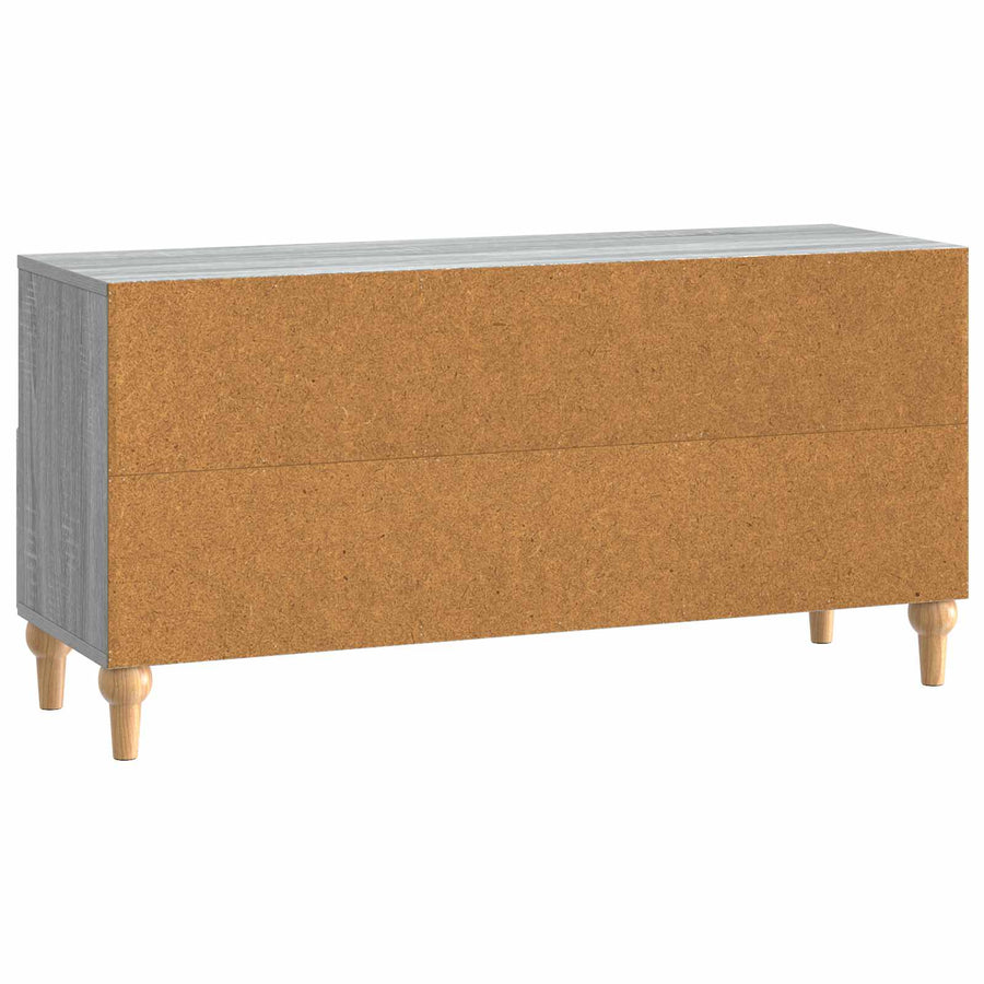 TV-kast Grijze Sonoma 102 x 34,5 x 50 cm Geconstrueerd hout