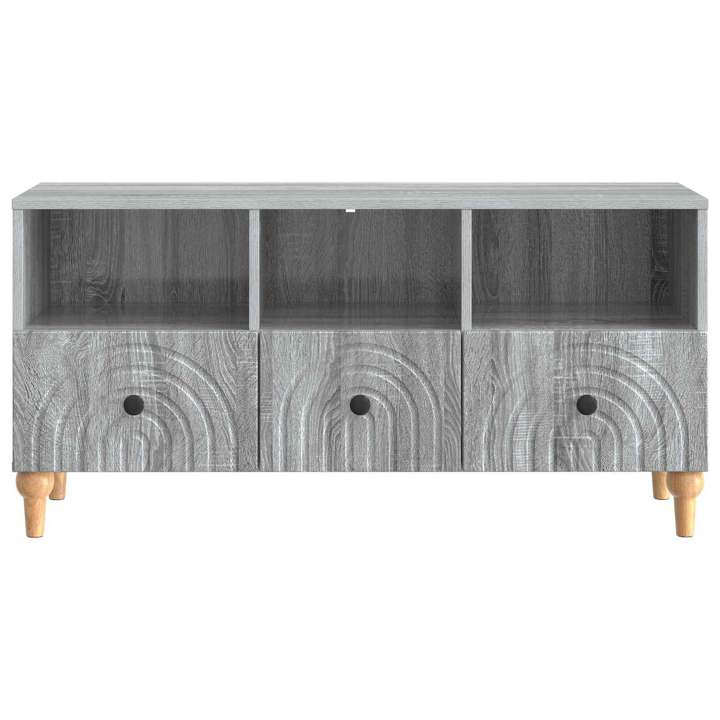 TV-kast Grijze Sonoma 102 x 34,5 x 50 cm Geconstrueerd hout