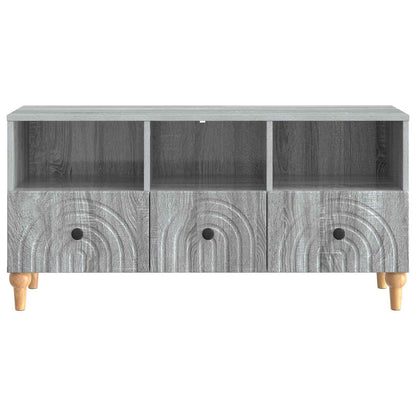 TV-kast Grijze Sonoma 102 x 34,5 x 50 cm Geconstrueerd hout
