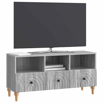 TV-kast Grijze Sonoma 102 x 34,5 x 50 cm Geconstrueerd hout