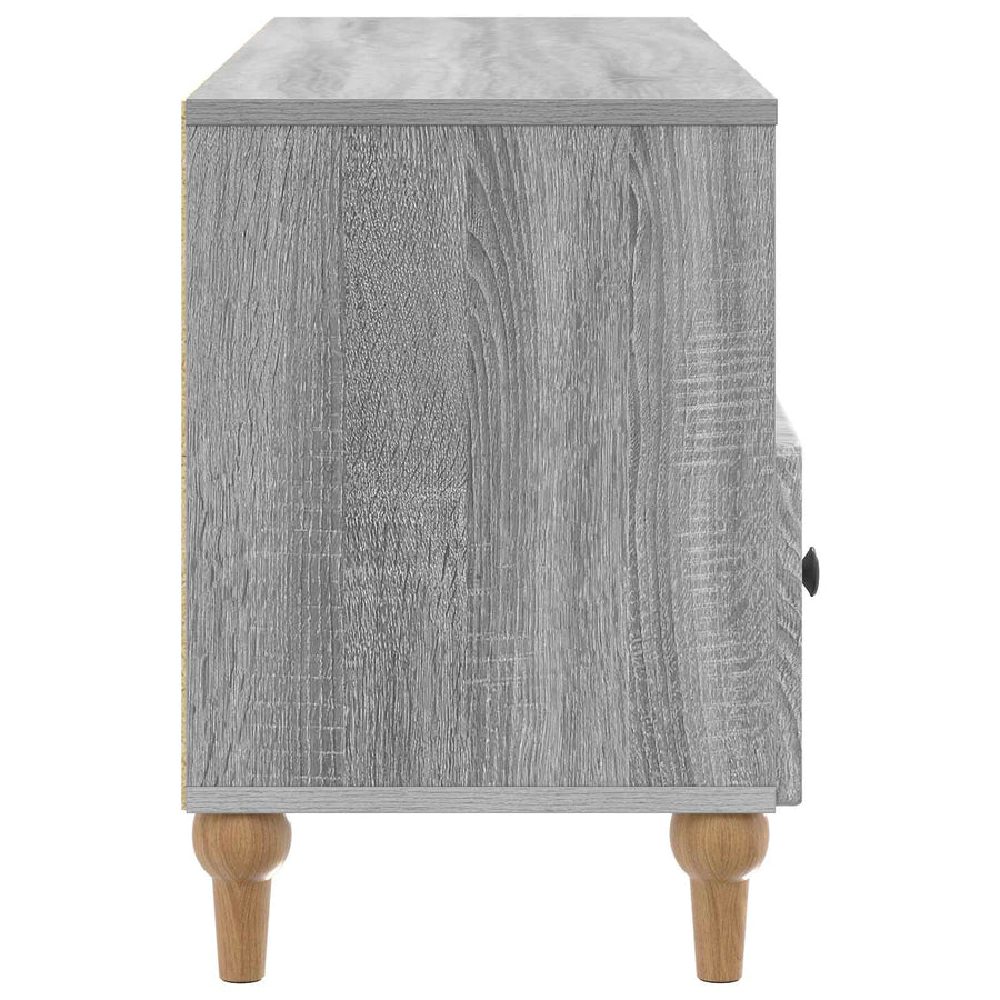 TV-kast Grijze Sonoma 102 x 34,5 x 50 cm Geconstrueerd hout