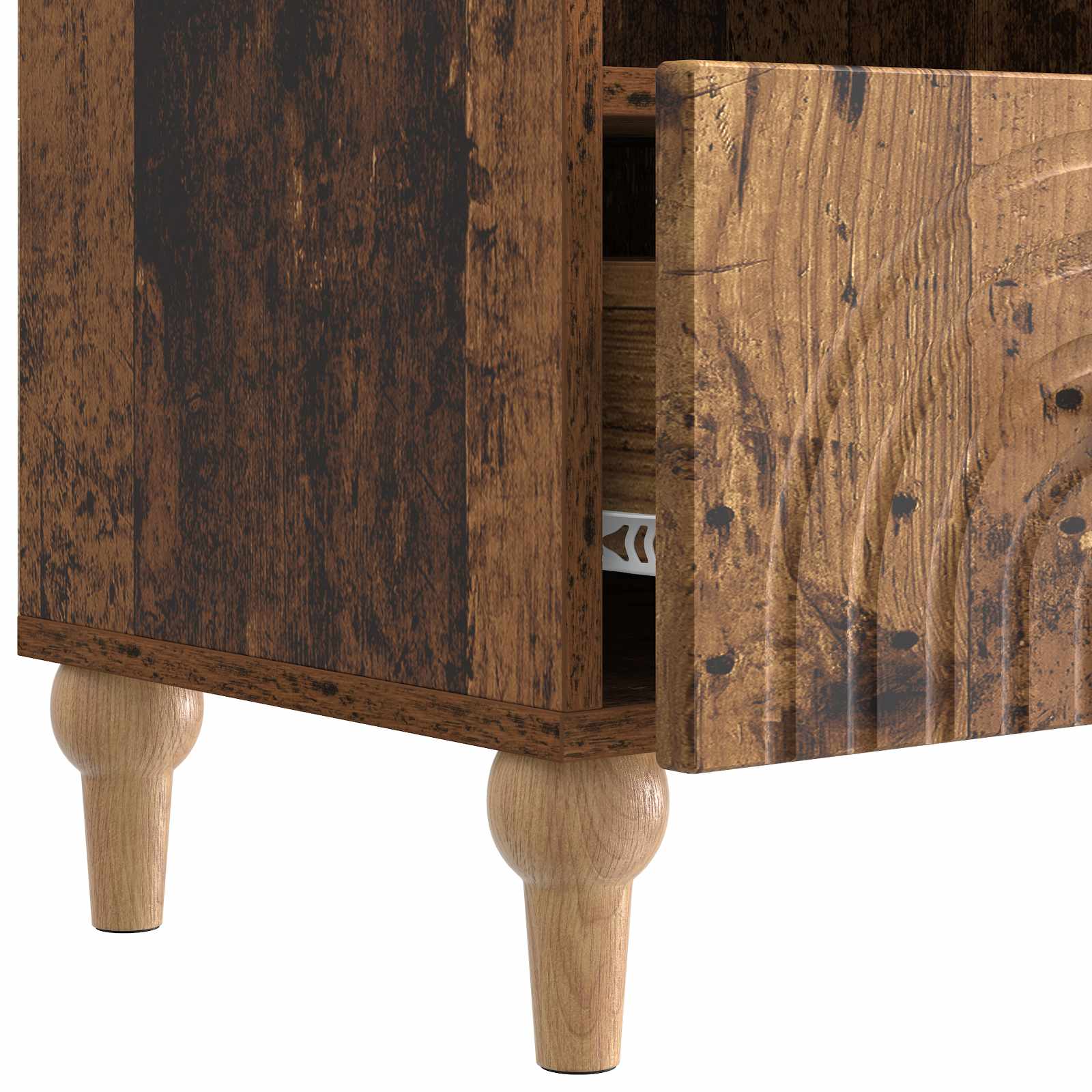 TV-kast Oudhout 102 x 34,5 x 50 cm Geconstrueerd hout