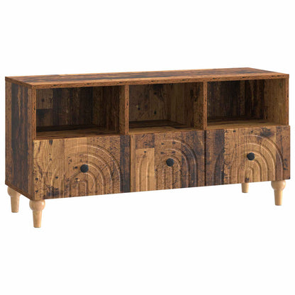 TV-kast Oudhout 102 x 34,5 x 50 cm Geconstrueerd hout