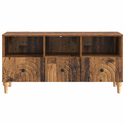 TV-kast Oudhout 102 x 34,5 x 50 cm Geconstrueerd hout