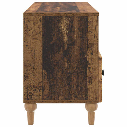 TV-kast Oudhout 102 x 34,5 x 50 cm Geconstrueerd hout