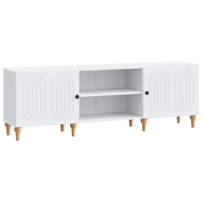 TV-kast Wit 150 x 31 x 50 cm Bewerkt hout
