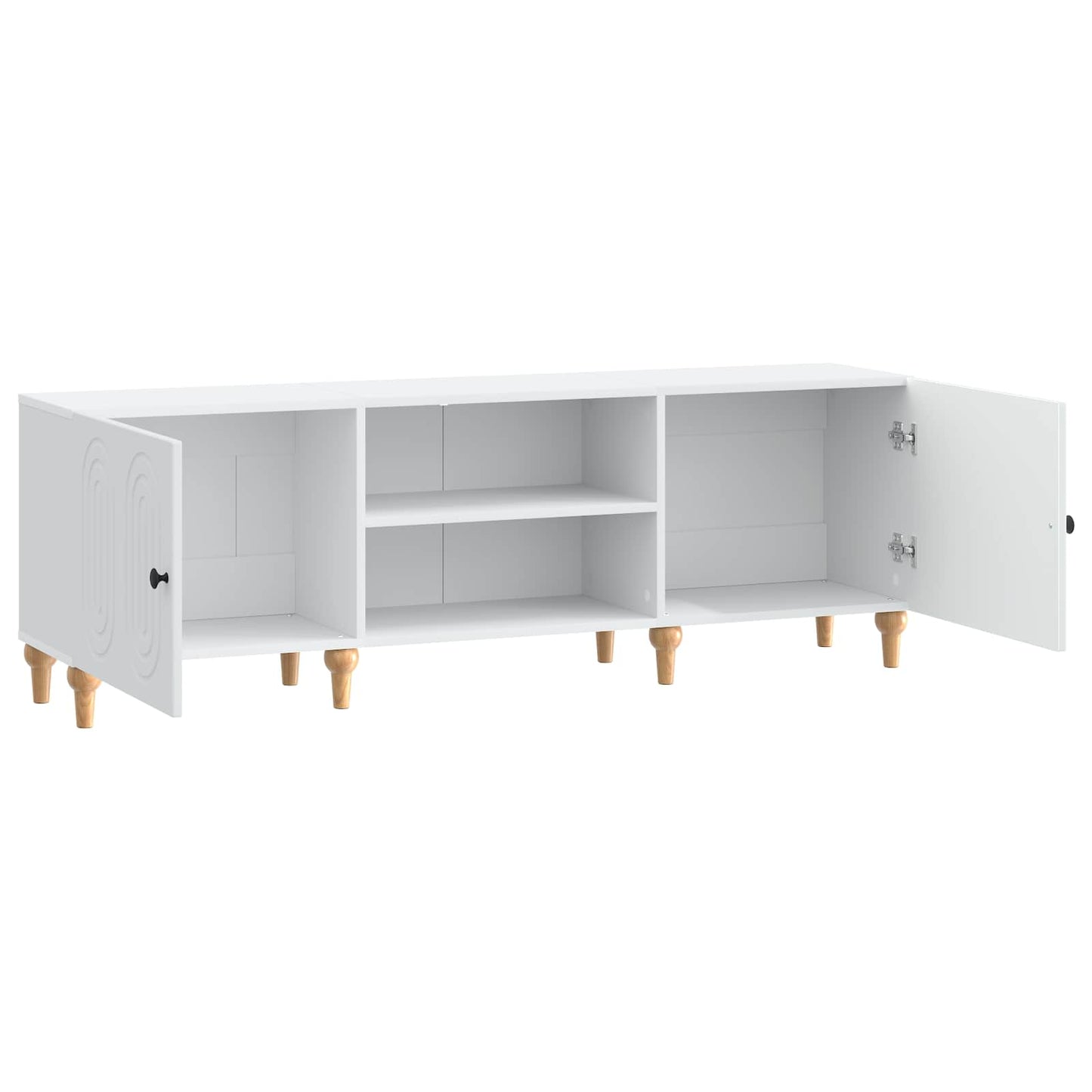 TV-kast Wit 150 x 31 x 50 cm Bewerkt hout