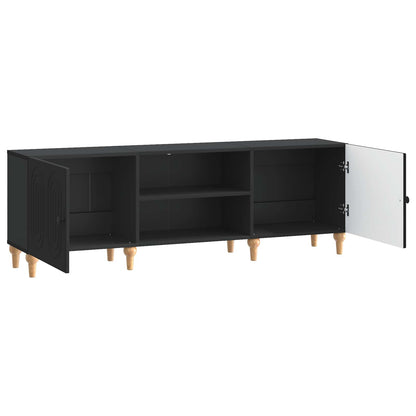 TV-kast Zwart 150 x 31 x 50 cm Bewerkt hout