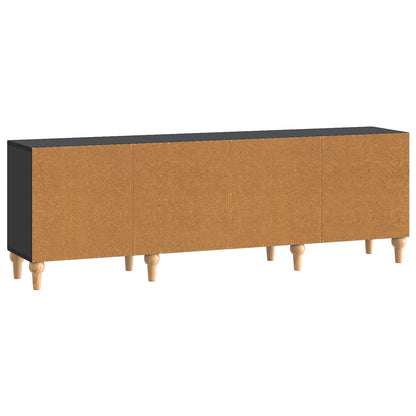 TV-kast Zwart 150 x 31 x 50 cm Bewerkt hout
