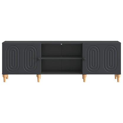 TV-kast Zwart 150 x 31 x 50 cm Bewerkt hout