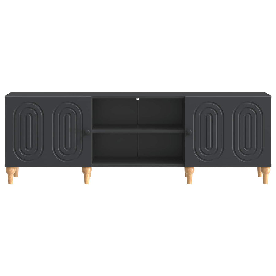 TV-kast Zwart 150 x 31 x 50 cm Bewerkt hout