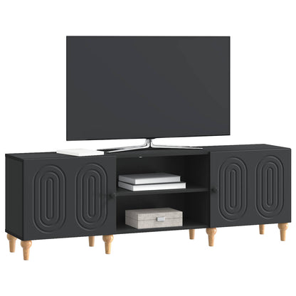 TV-kast Zwart 150 x 31 x 50 cm Bewerkt hout