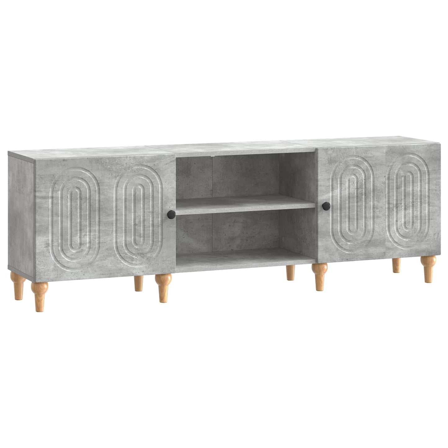TV-kast Betongrijs 150 x 31 x 50 cm Bewerkt hout