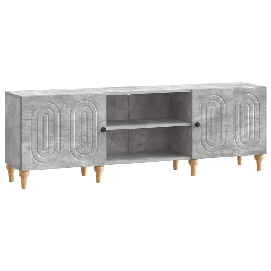 TV-kast Betongrijs 150 x 31 x 50 cm Bewerkt hout