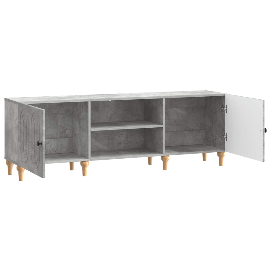 TV-kast Betongrijs 150 x 31 x 50 cm Bewerkt hout