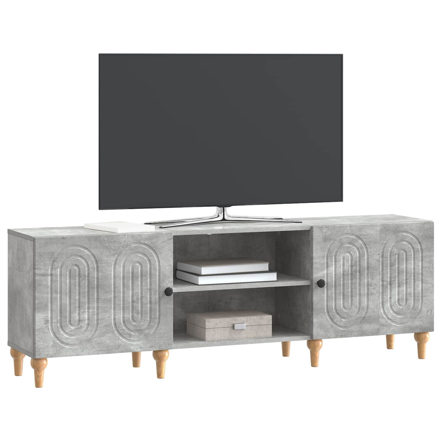 TV-kast Betongrijs 150 x 31 x 50 cm Bewerkt hout
