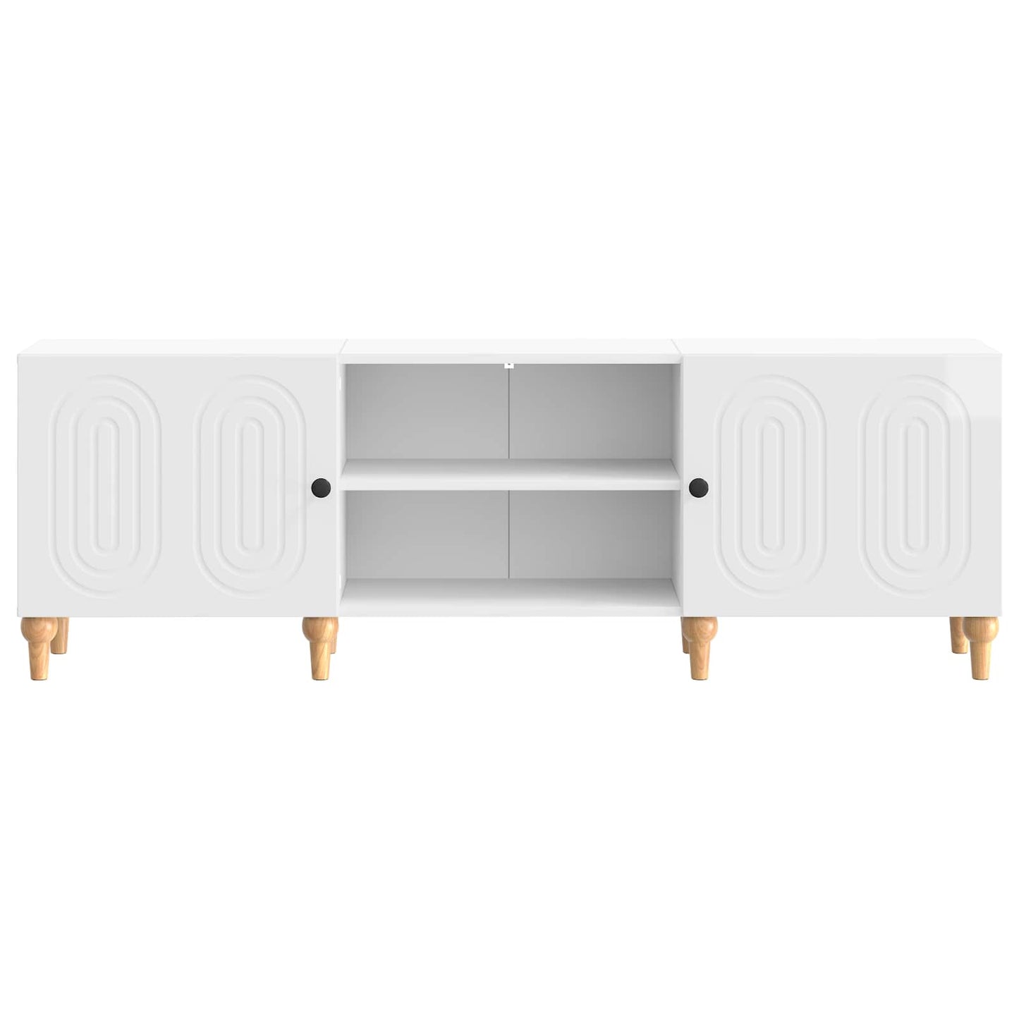 TV-kast Hoogglans Wit 150 x 31 x 50 cm Bewerkt hout