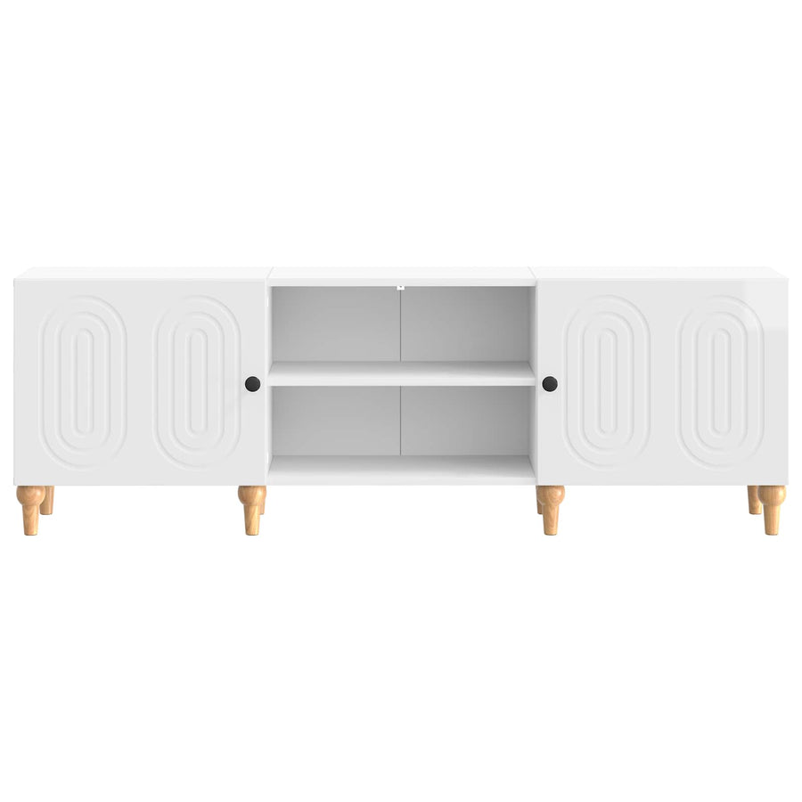 TV-kast Hoogglans Wit 150 x 31 x 50 cm Bewerkt hout