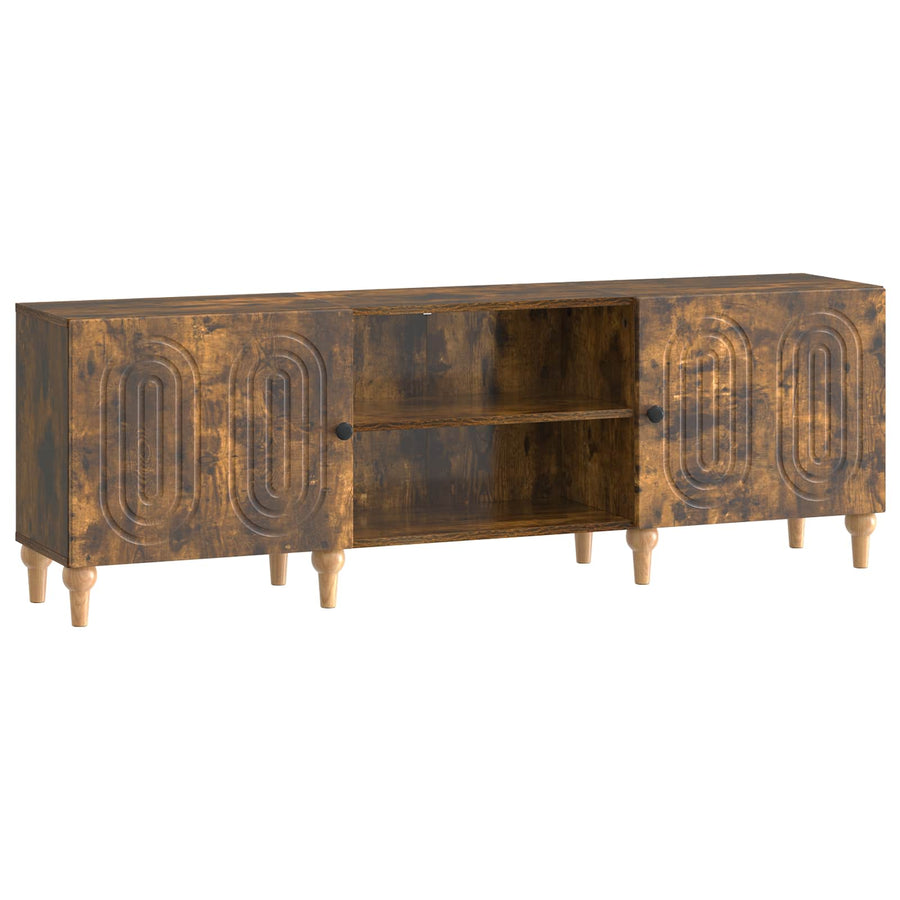 TV-kast Gerookt eiken 150 x 31 x 50 cm Bewerkt hout