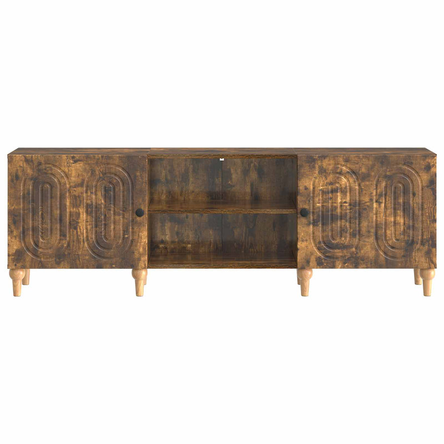 TV-kast Gerookt eiken 150 x 31 x 50 cm Bewerkt hout