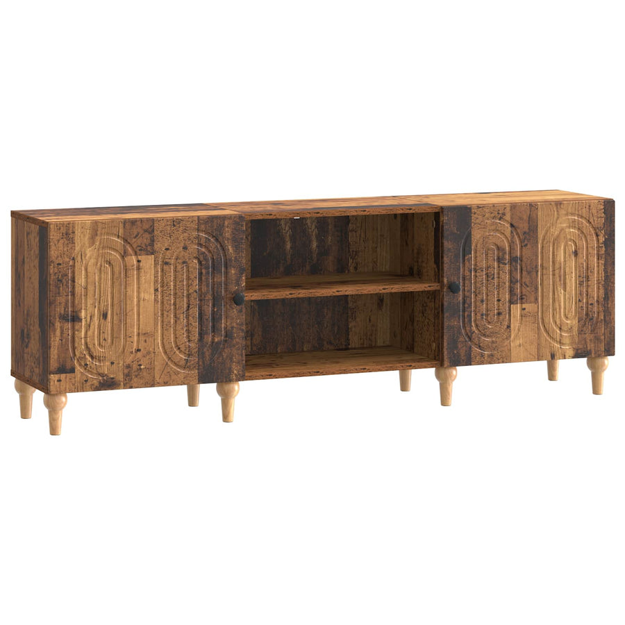 TV-kast Oud hout 150 x 31 x 50 cm Bewerkt hout