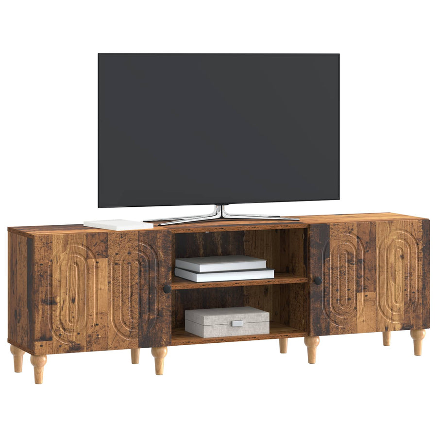 TV-kast Oud hout 150 x 31 x 50 cm Bewerkt hout
