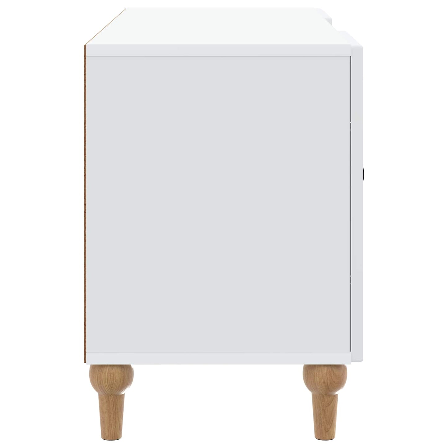 TV-kast Wit 102 x 34,5 x 50 cm Bewerkt hout