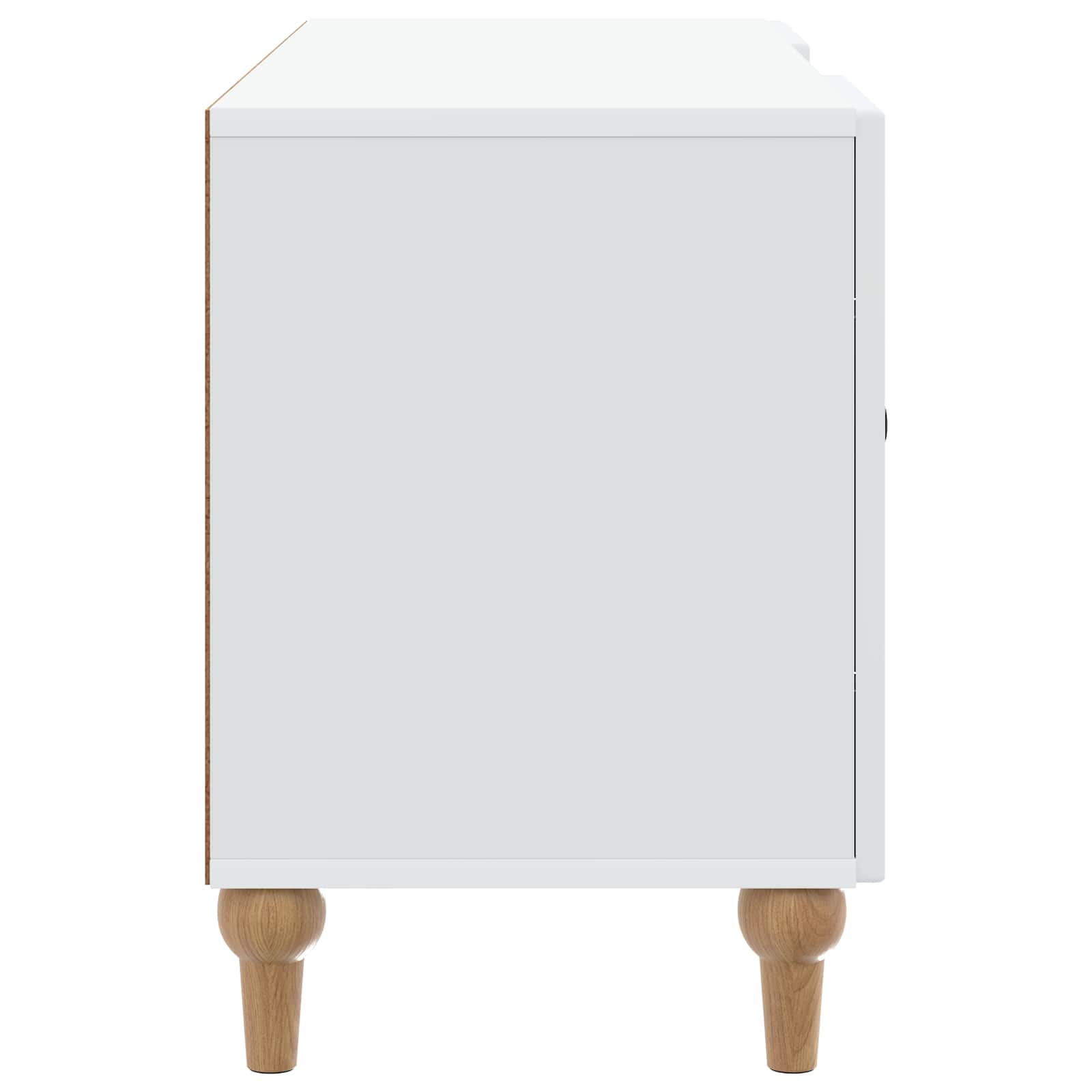 TV-kast Wit 102 x 34,5 x 50 cm Bewerkt hout