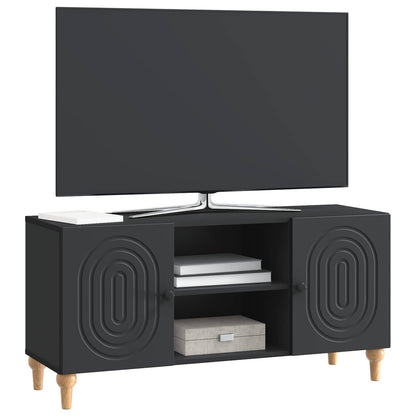 TV-kast Zwart 102 x 34,5 x 50 cm Bewerkt hout