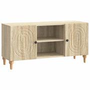 TV-kast Sonoma Eiken 102x34,5x50 cm bewerkt hout