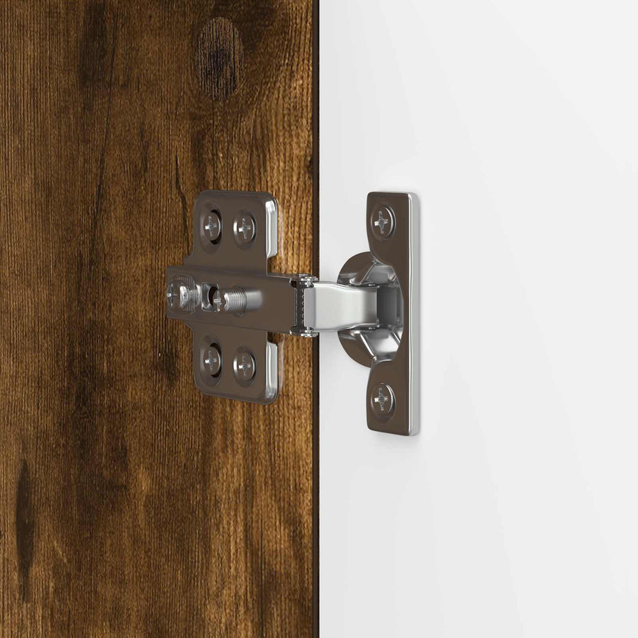 TV-kast Gerookt eiken 102 x 34,5 x 50 cm Bewerkt hout
