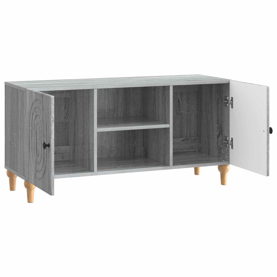 TV-kast Grijs sonoma 102 x 34,5 x 50 cm Bewerkt hout